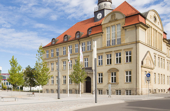 The campus of Anhalt University of Applied Sciences in Dessau