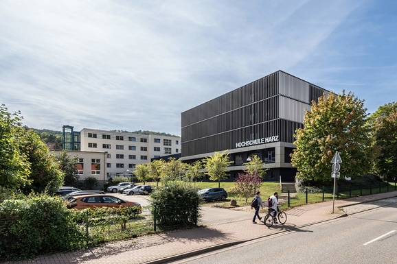 The campus of the Harz University of Applied Sciences in Wernigerode