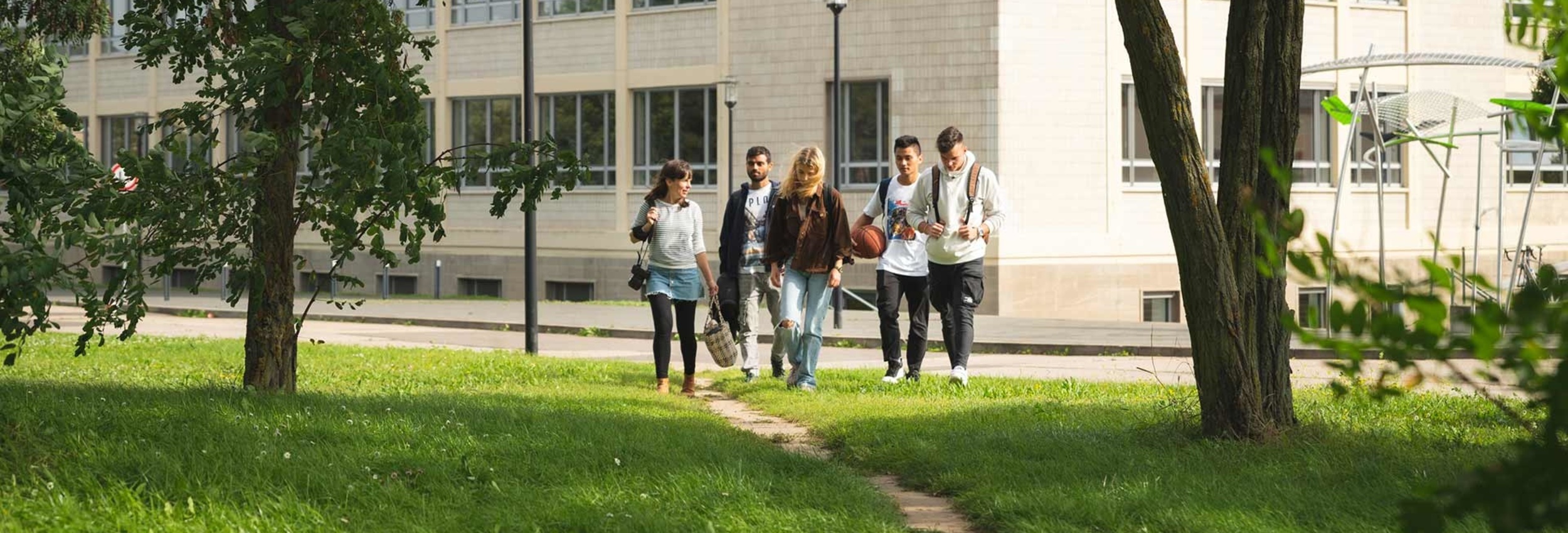 The campus of Merseburg University of Applied Sciences